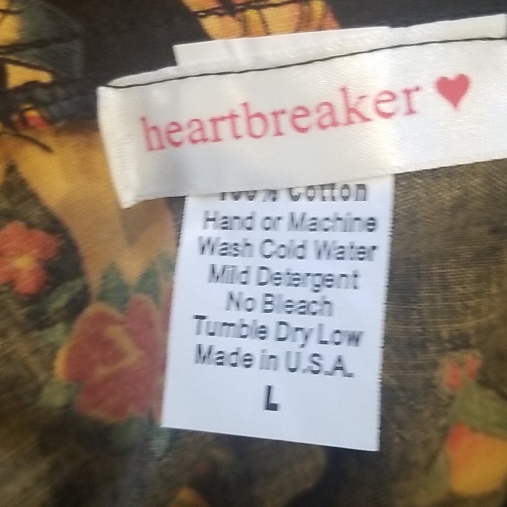 Heartbreaker tattoo print skirt Heart of Haute - Picture 4 of 4